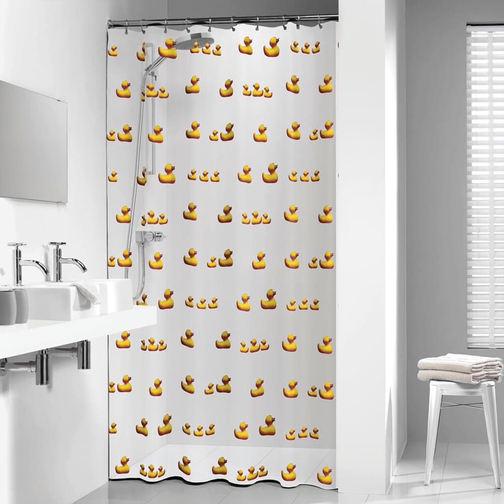 Salskin Dusch Rurtain Duckling 180x200 cm giel