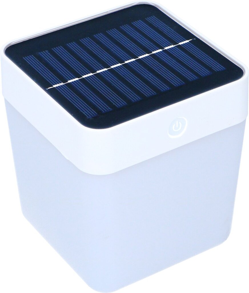 Grundig Solar Lamp Havebelysning på solenergi hvid orange blå grøn lys op til 8 timers lys