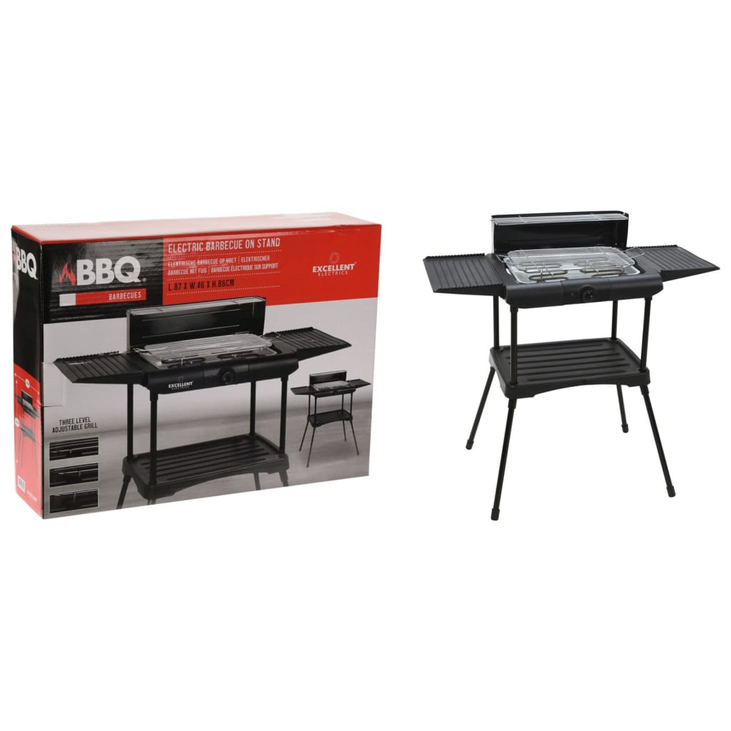 Progarden Progarden Barbecue Electric på standard 2000 W sort