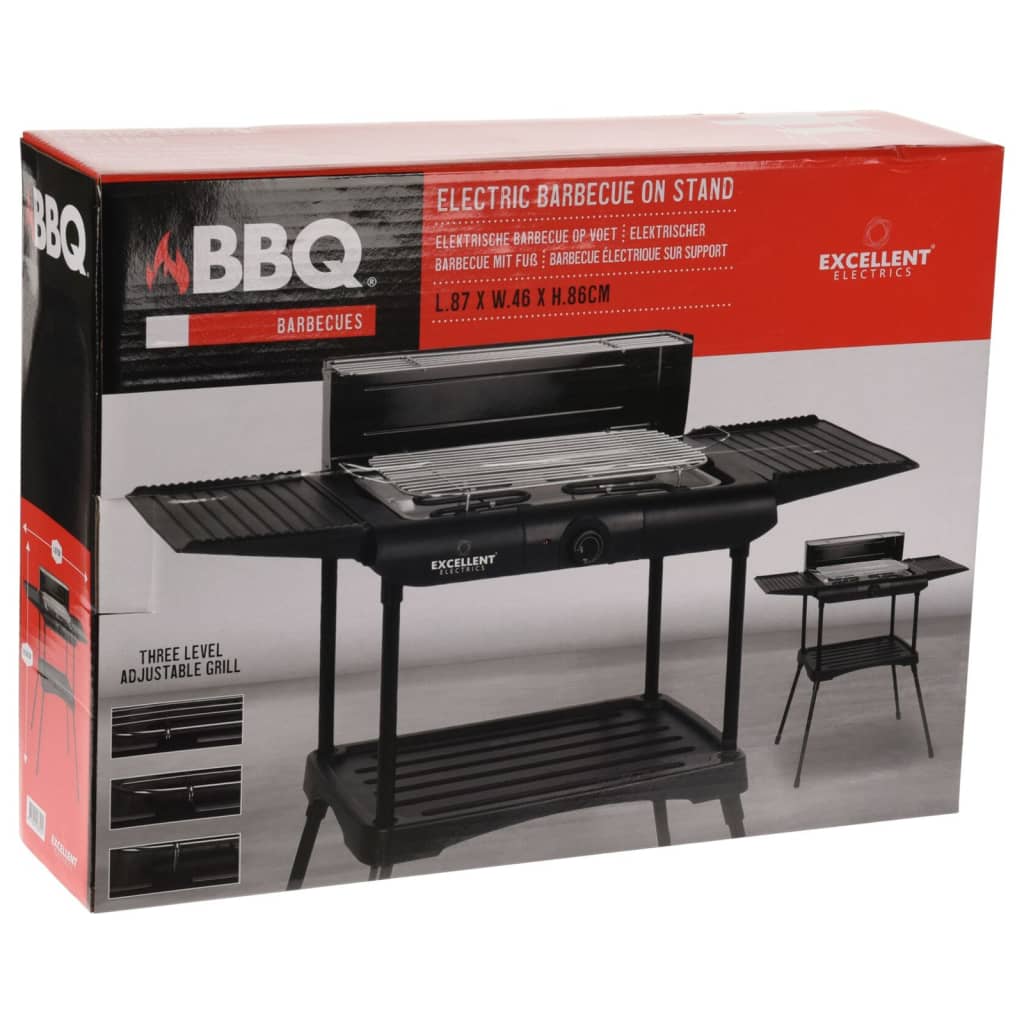 Progarden Progarden Barbecue Electric på standard 2000 W sort