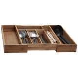 Excellent Houseware Houseware Cutlery container Extending Bamboo