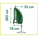 Naturgartenmöbelabdeckung für Stehen Parasol (groß)
