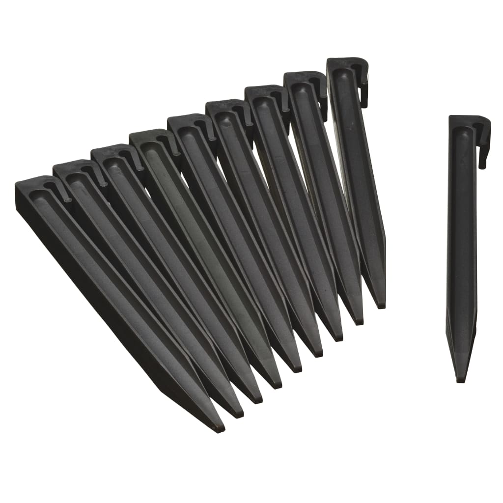 Nature Garden round pins 10 st black