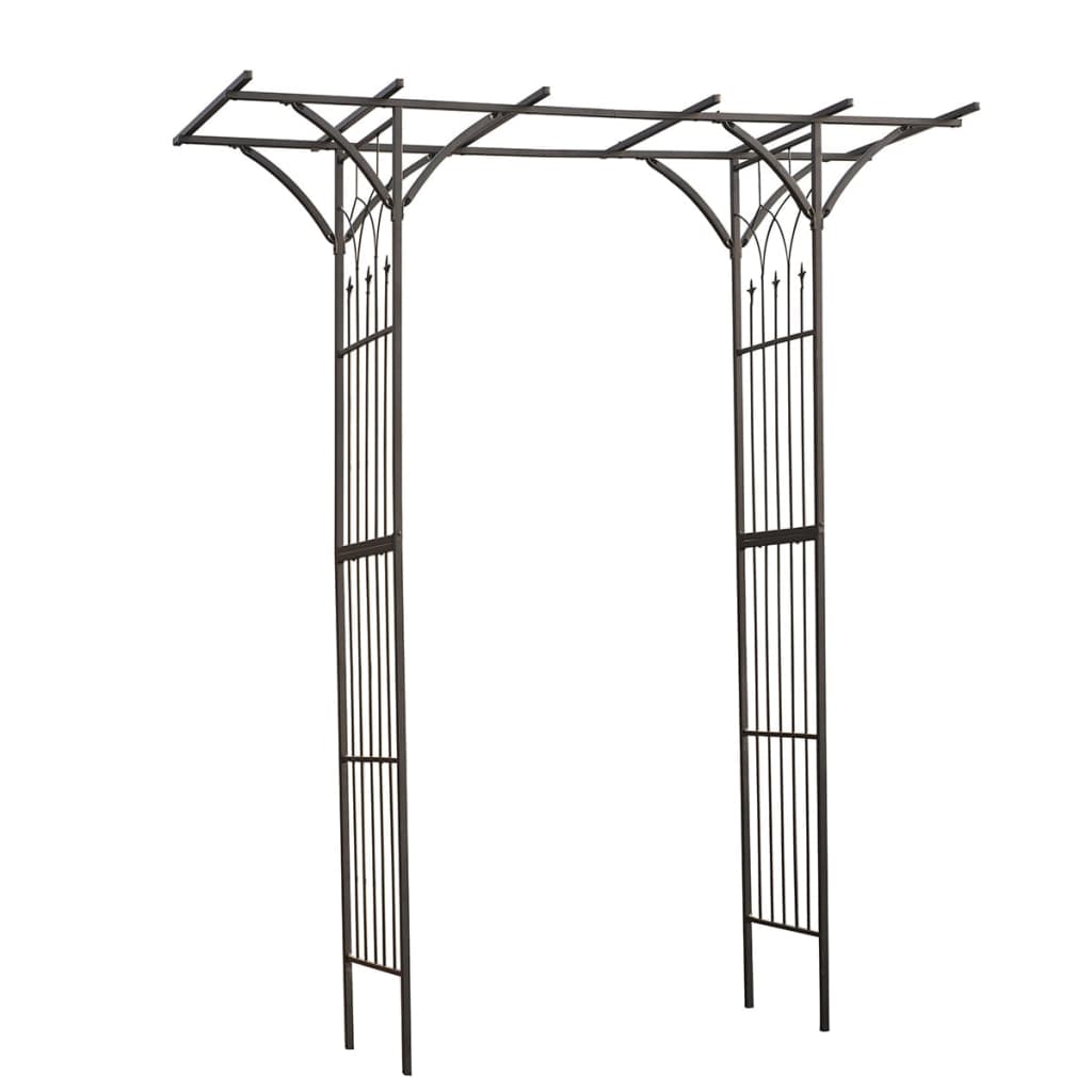 Nature Nature Garden Arch 114x66x232 cm kovová černá
