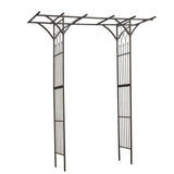 Nature Nature Garden Arch 114x66x232 cm kovová černá