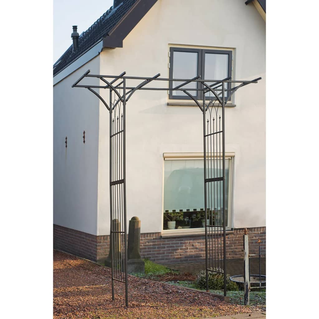 Nature Nature Garden Arch 114x66x232 cm kovová černá