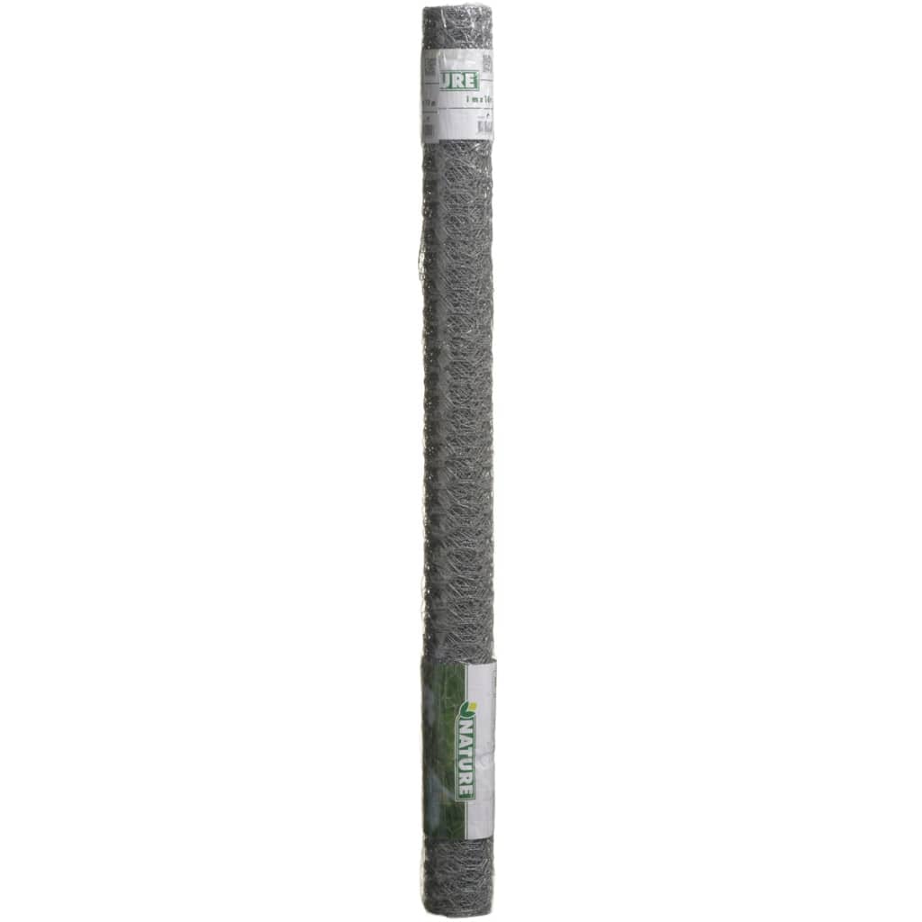 Narava mrežast šesterokotno 0,5x10 m 25 mm pocinkano jeklo