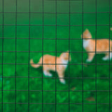 Squama della rete naturale 0,5x2,5 m 13 mm in acciaio in plastica in acciaio