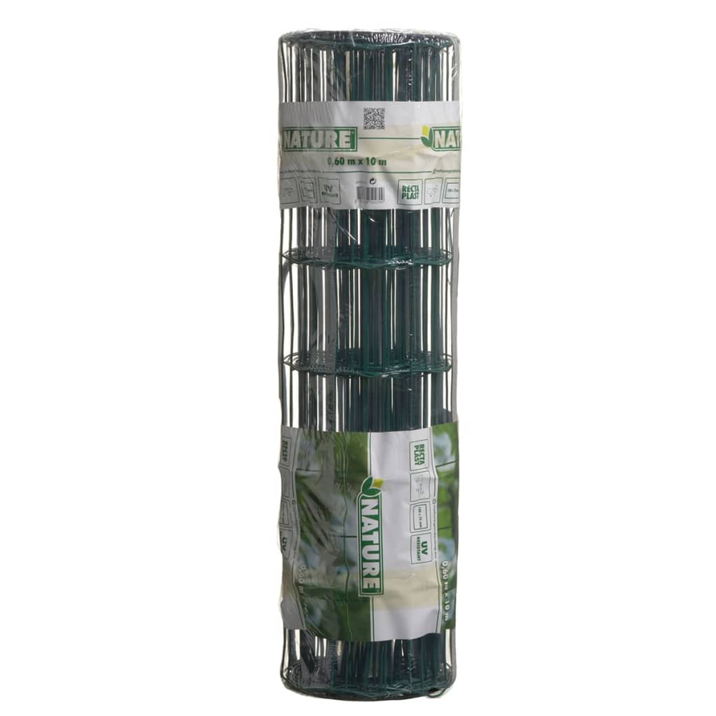 Greenne in acciaio rivestito in plastica rettangolare a rete naturale da 0,6x10 m