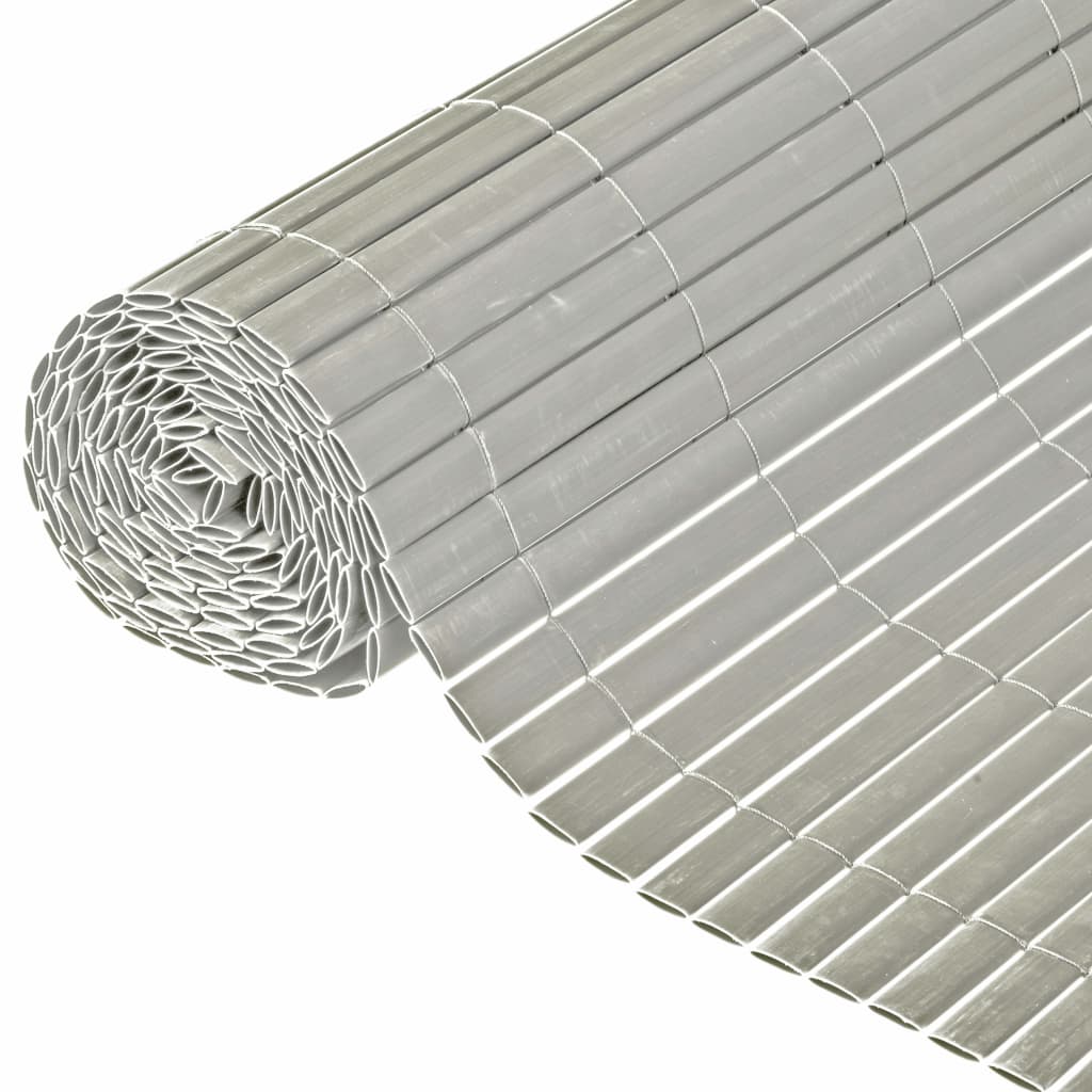 Nature Garden screen double -sided 1x3 m PVC Gray
