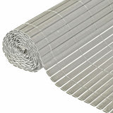 Nature Garden screen double -sided 1x3 m PVC Gray