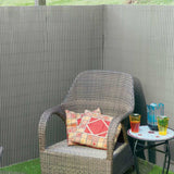 Nature Garden screen double -sided 1x3 m PVC Gray