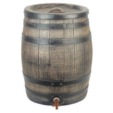 Nature Rain Barrel con legno da 120 L 50,5x66 cm marrone