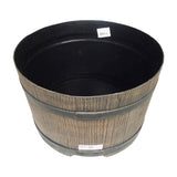 Standard naturale per canna di pioggia con look a legna 45x28,5 cm marrone