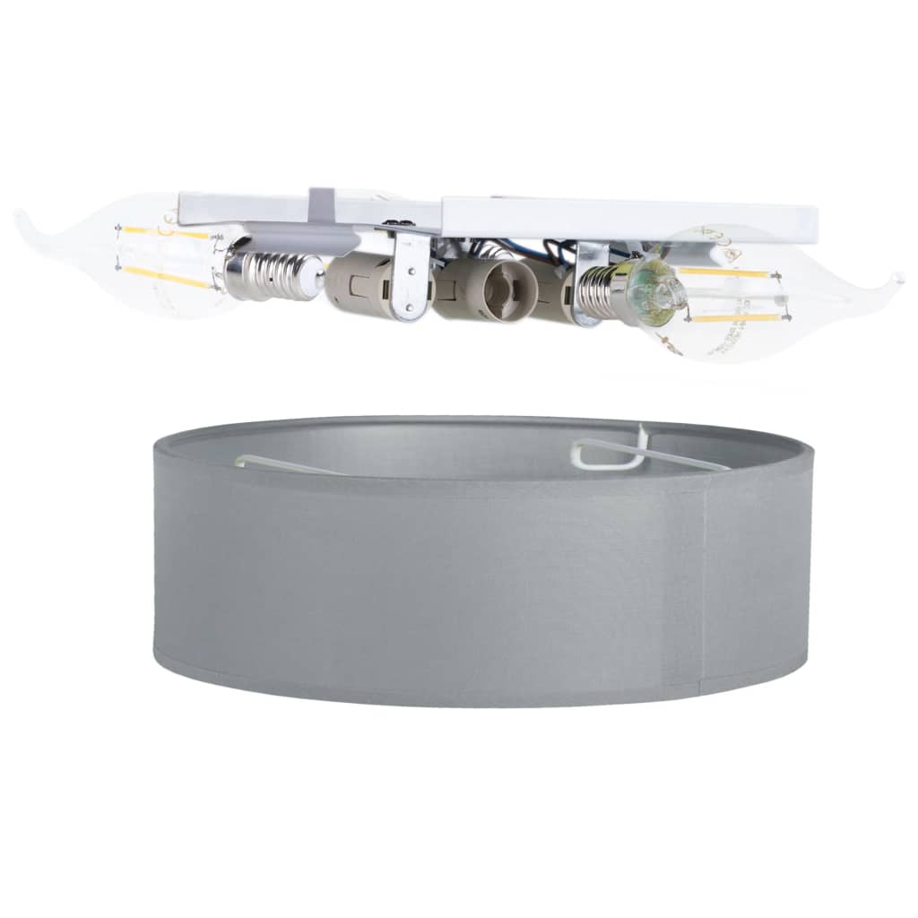 Plafonnier SmartWares 40x40x10 cm Gray