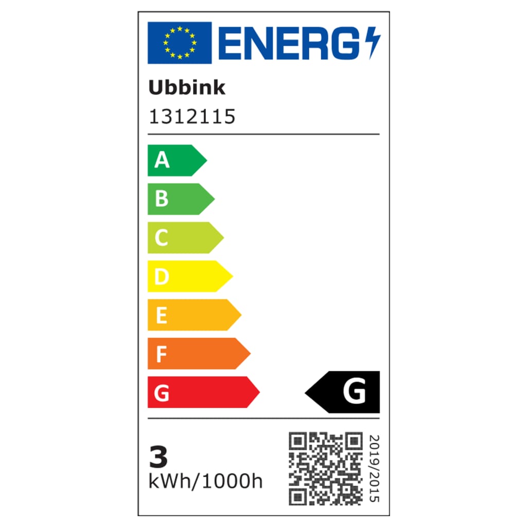 Ubbink light strip with 20 LEDs 30 cm white 1312115