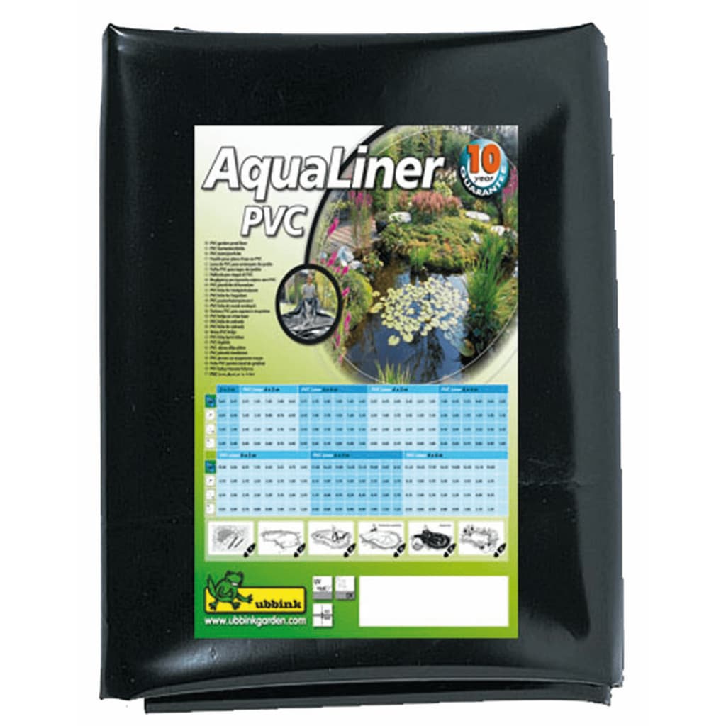 Ubbink Pond Foil Aqualiner 6x5 M PVC noir