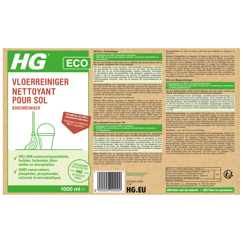 Čistilec HG ECO 1L