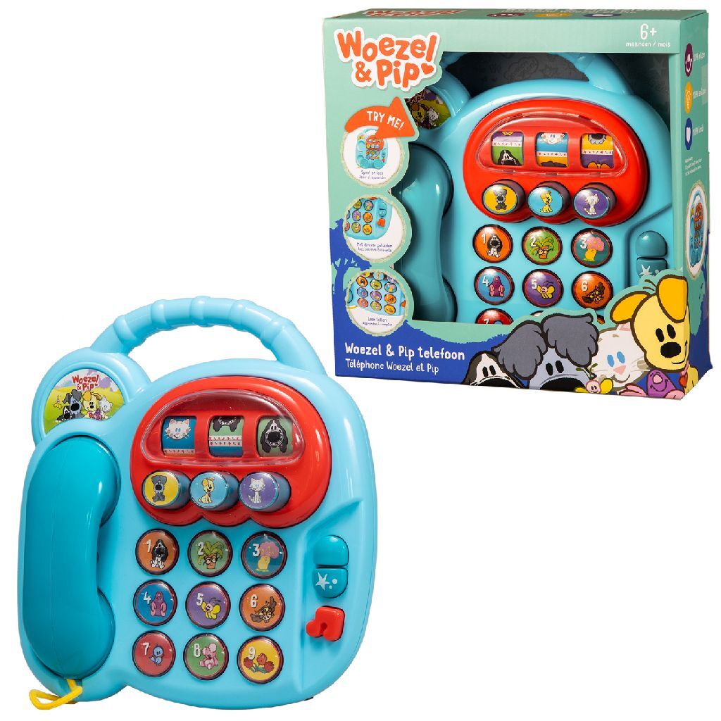 Rubo Toys Woezel and Pip Phone with Sound