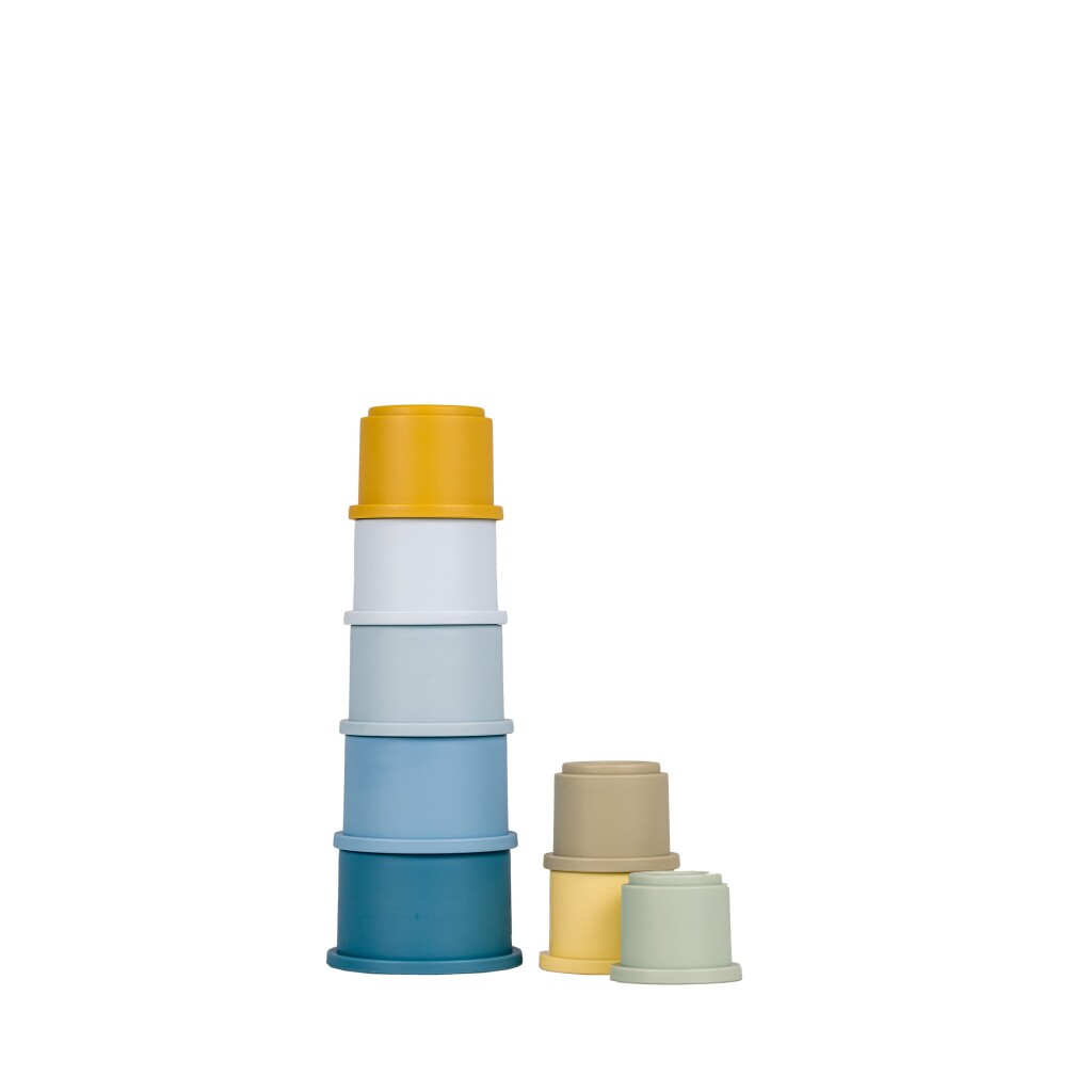 Little Dutch Stacking cups blue