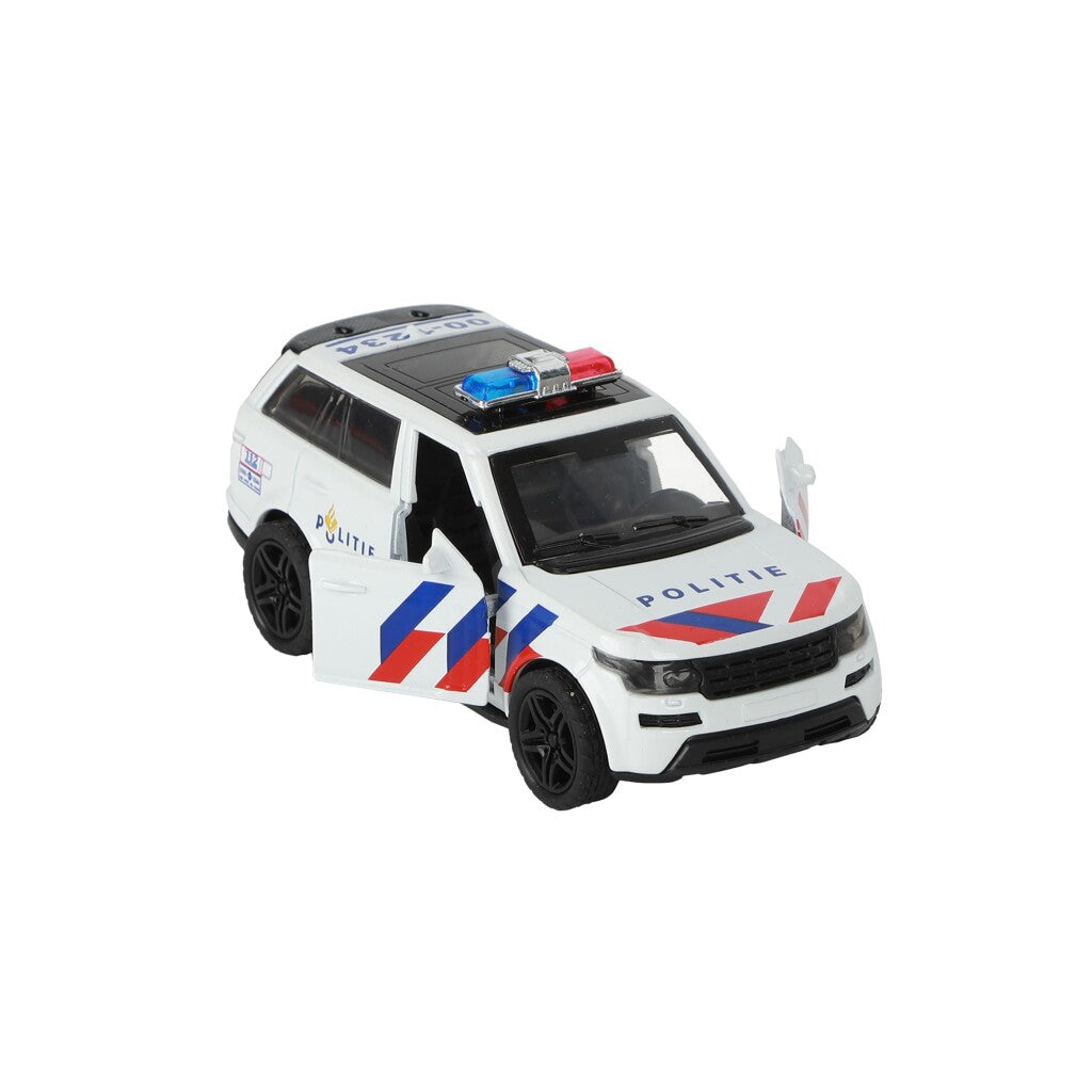 112 Pull-Back Police SUV 1:36 + Lys og lyd