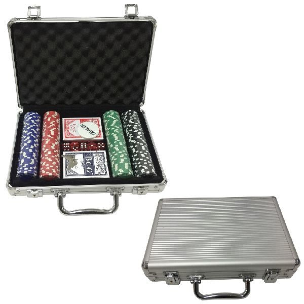 Plown Games Poker establecido en estuche de aluminio