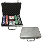 Plown Games Poker establecido en estuche de aluminio