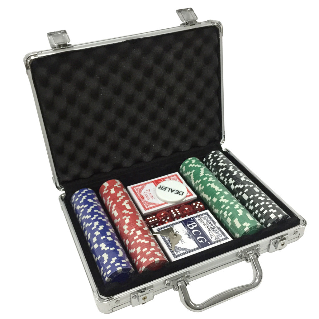 Plown Games Poker establecido en estuche de aluminio