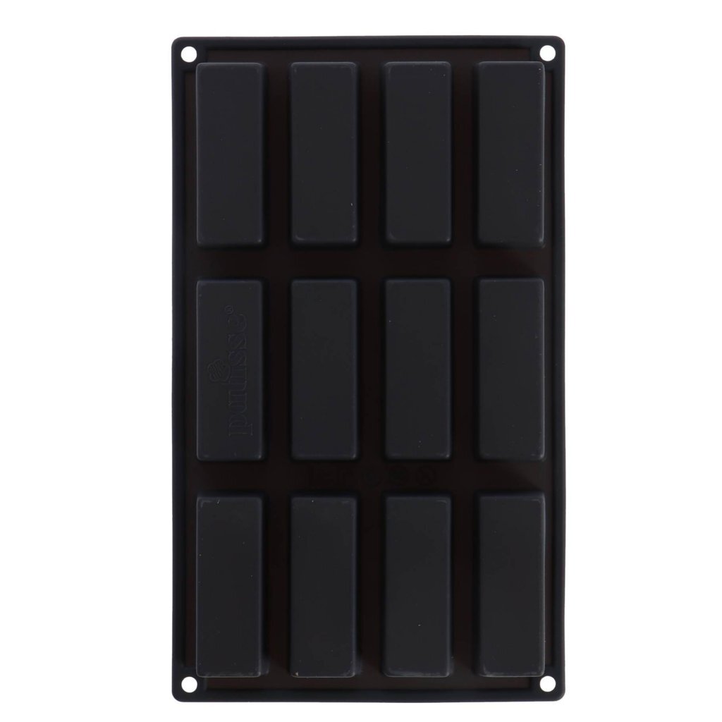 Patisse Mini Cake Form 12 VAKS 29X17 CM Black Silicone