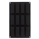 Patisse Mini Cake Form 12 VAKS 29X17 CM Black Silicone