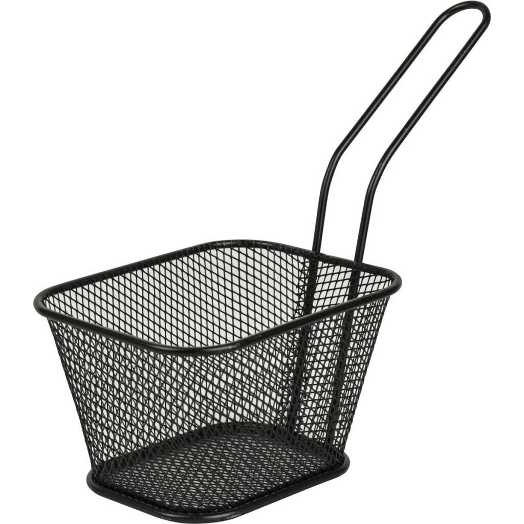 Gusta Friet Basket 10,5x8,5x13,8 cm Černý hliník