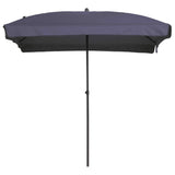 Madison Parasol Patmos luxurious rectangular 210x140 cm sapphire blue