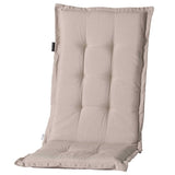 Coussin de chaise Madison avec un dos haut Panama 123x50 cm Beige léger