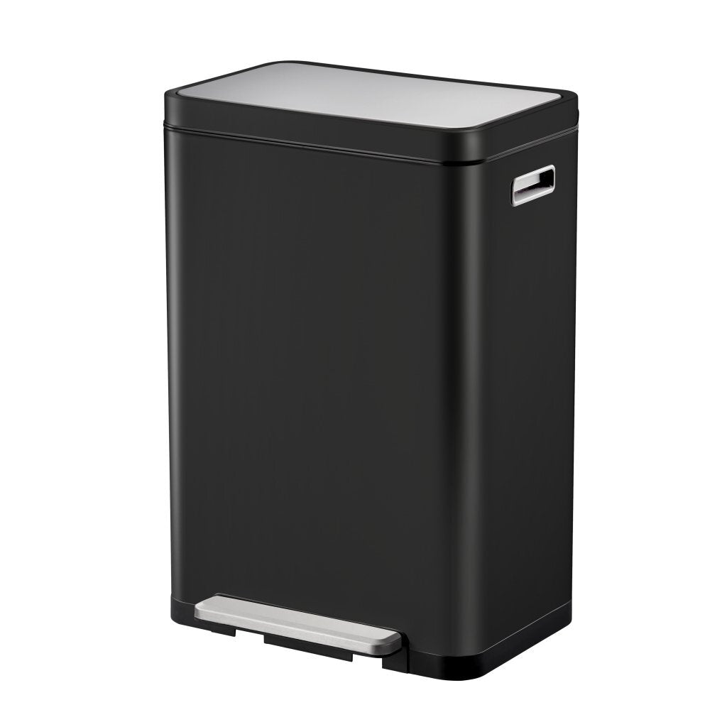 Eko X-Cube Pedal Bin 2x20L sort