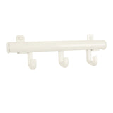 V-part-part Coat Rack s 3 Haken Techno 3 White