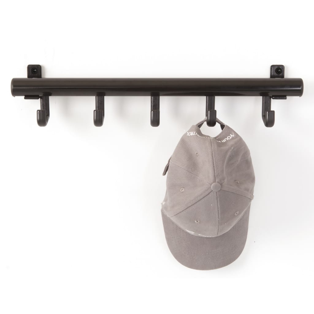 Rack en manteau en V avec 5 haken techno 5 noir