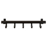Rack en manteau en V avec 5 haken techno 5 noir