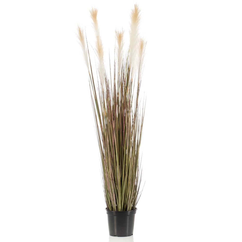 Emerald Emerald Art Plant in Plastic Pot Pampas Grass 120 cm