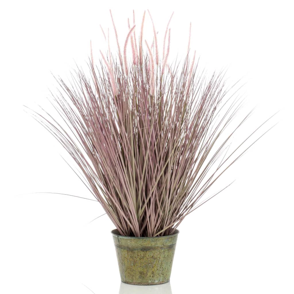 Emerald Emerald Art Plant in Zinc Pot Lamppoetsergras 99 cm