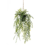 Emerald Emerald artificial plant hanging in pot bamboo 50 cm