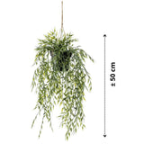 Emerald Emerald artificial plant hanging in pot bamboo 50 cm