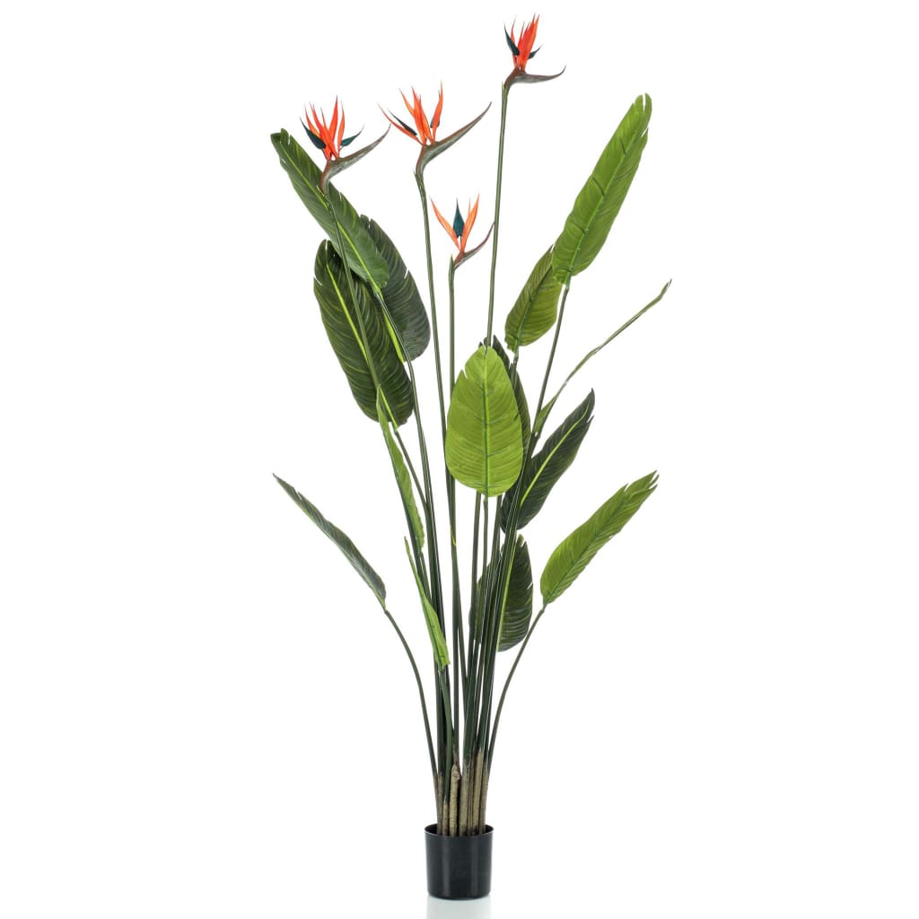 Emerald Emerald Art Plant i pottrelitzia med 4 blomster 150 cm