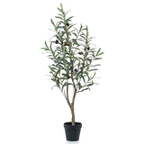Emeraud Emerald Artificial Plant dans Plastic Pot Olive Tree 90 cm