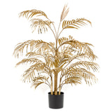 Smaragd Emerald Art Plant Areca Palme 105 cm Goldfarbe