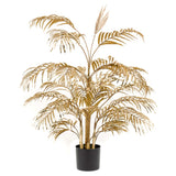 Smaragd Emerald Art Plant Areca Palme 105 cm Goldfarbe