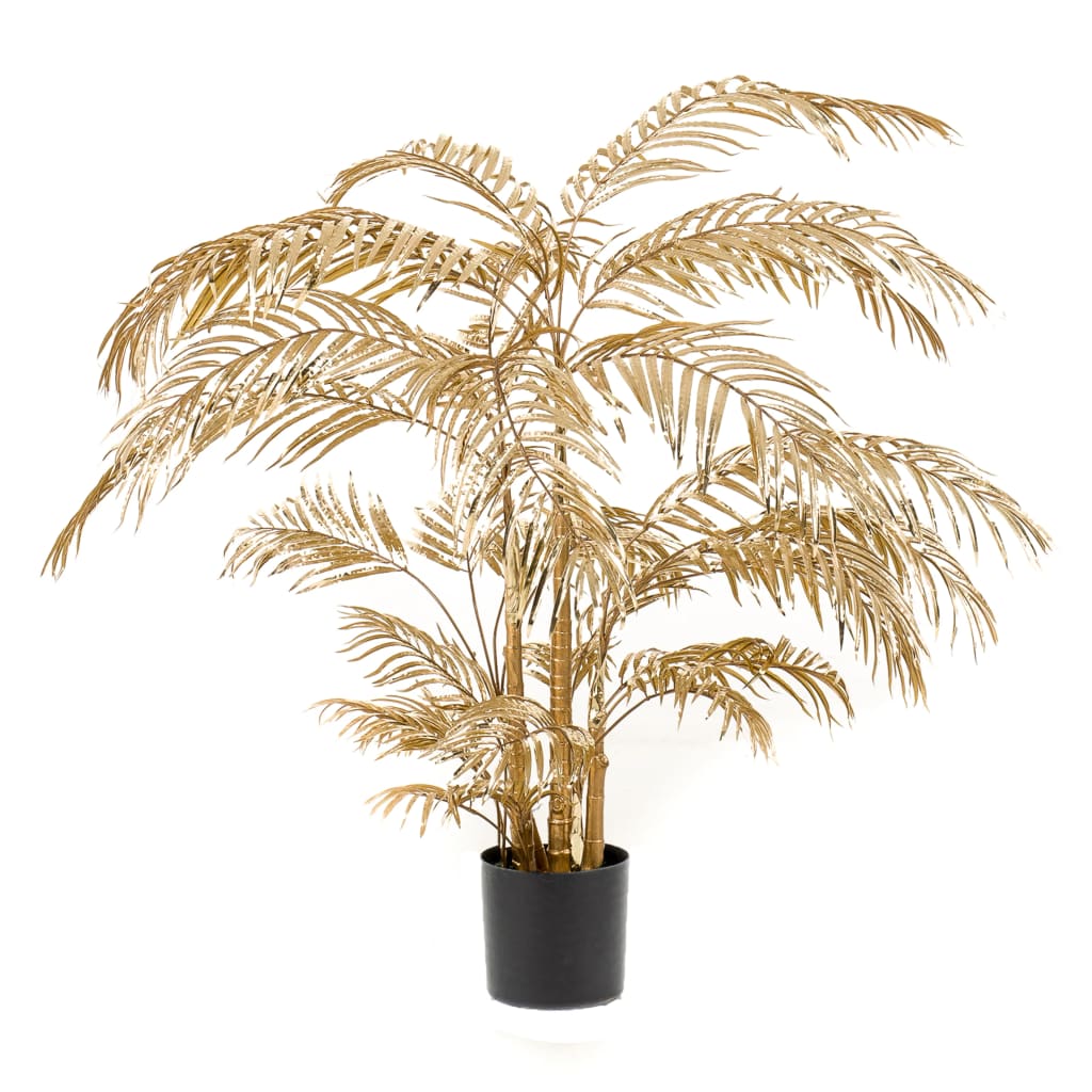 Emerald Emerald Art Plant Gold Palm 145 cm Goldfarbe