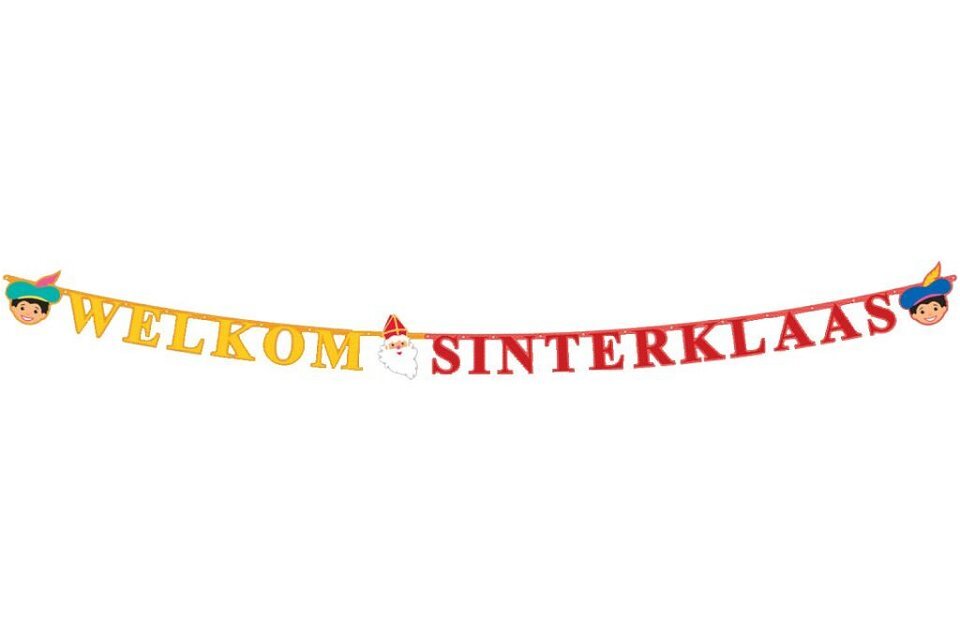 Sinterklaas Sint e Piet Welcome Slinger 3M