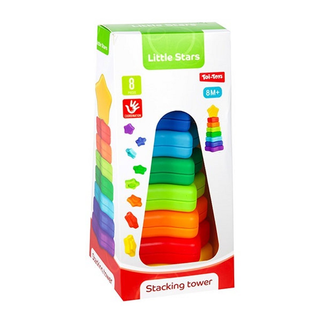 Little Stars Stack Tower 8-Stück