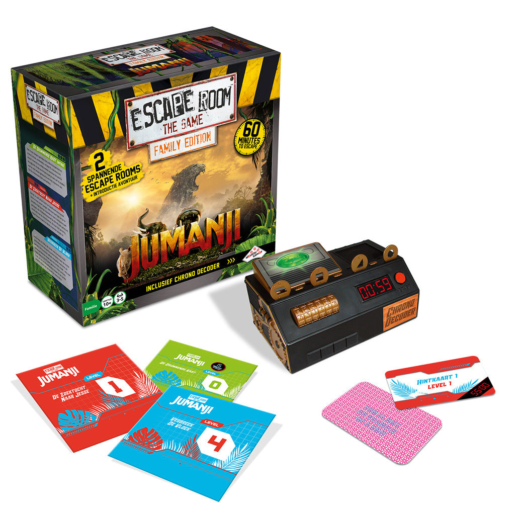 Identitätsspiele Escape Room das Spiel Jumanji Family Edition