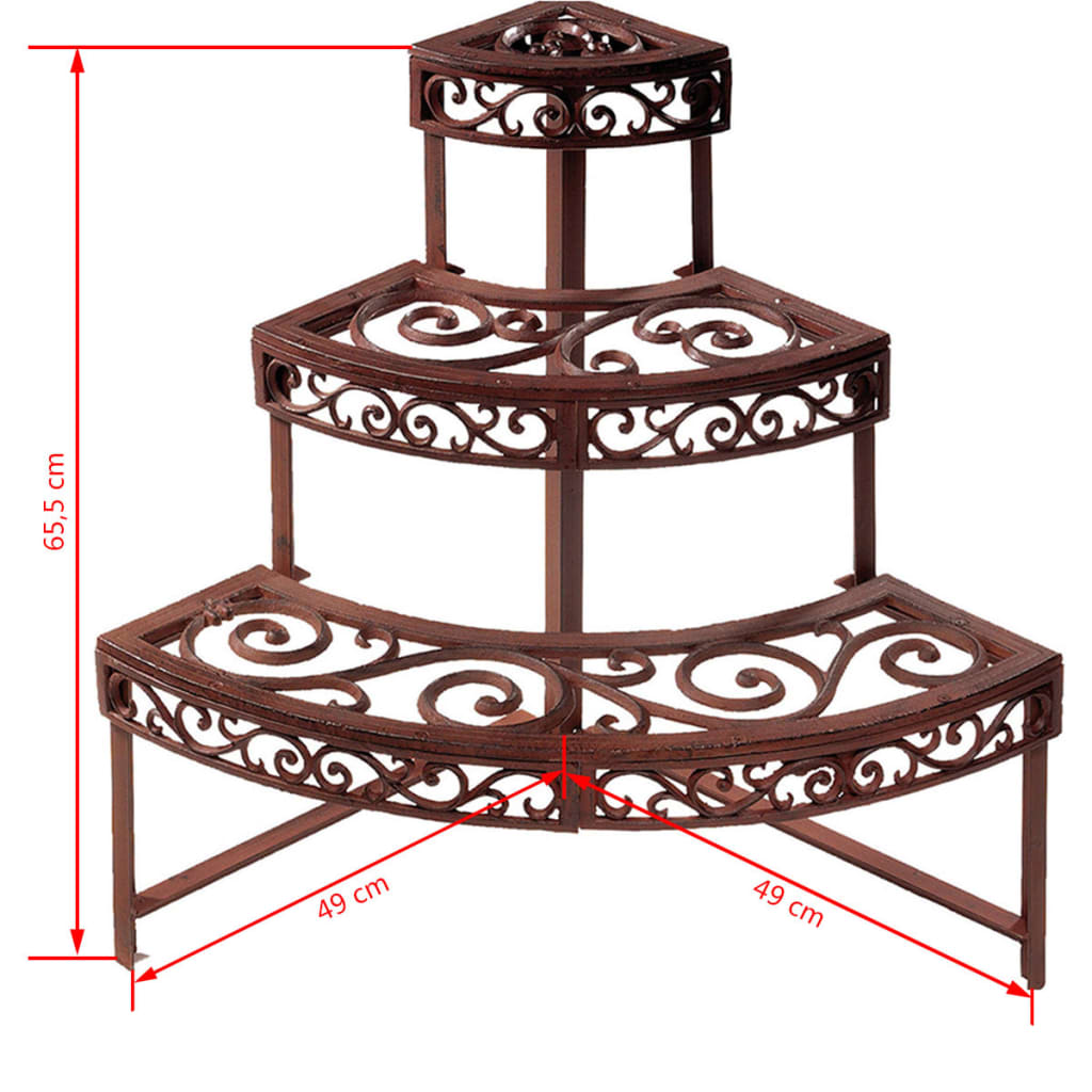 Esschert Design Esschert Design Quarter Round Etagère BPH32